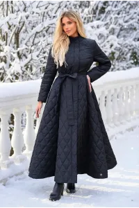 Пальто приталенное длинное